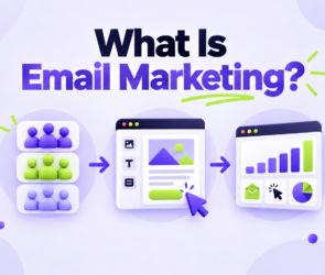 What is email marketing – illustration of an email marketing workflow