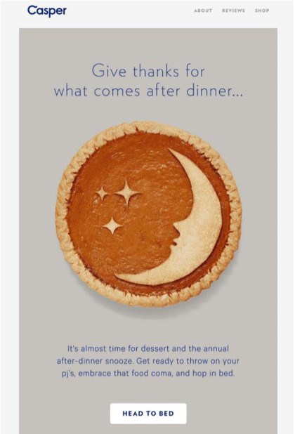 Thanksgiving marketing campaign