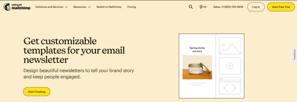 mailchimp newsletter