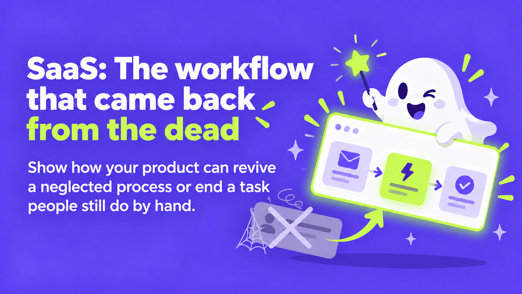 SaaS Halloween email idea: the workflow that came back from the dead