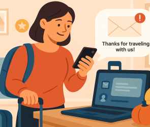 post trip emails