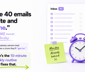 no time to write emails