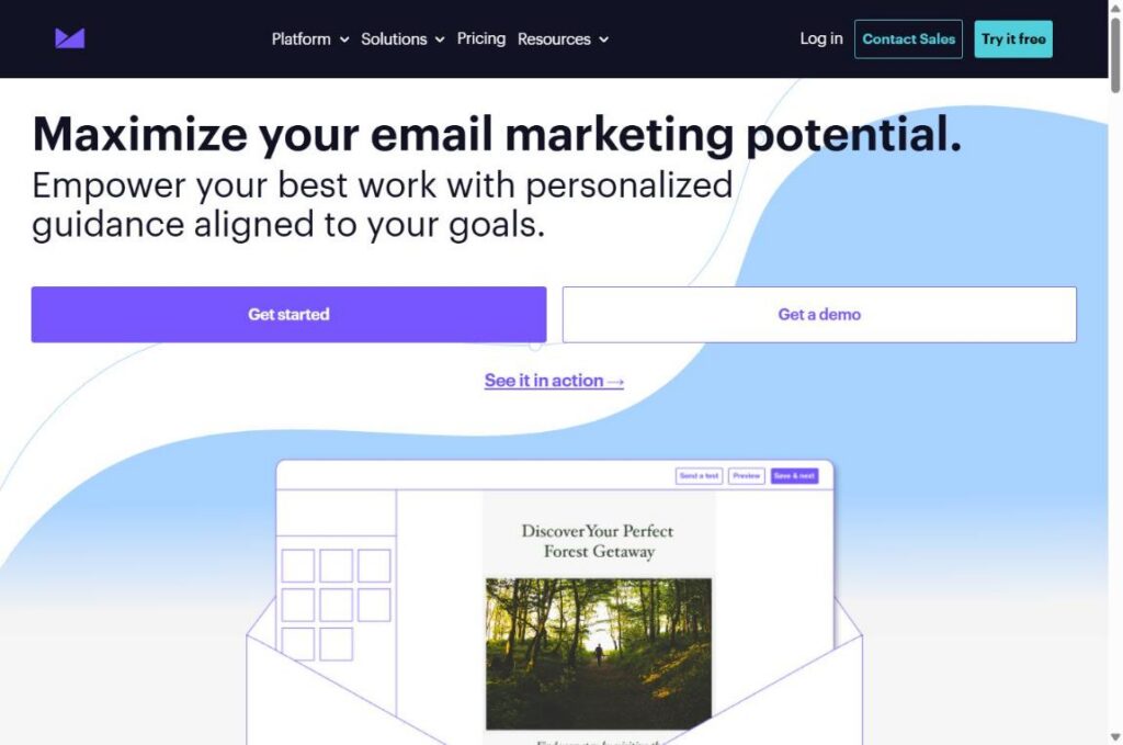 Campaign Monitor homepage (2026)